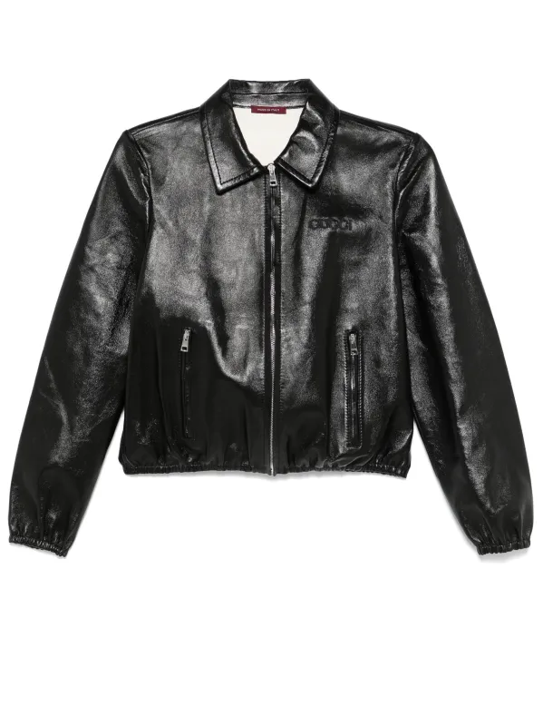 BLACK LEATHER JACKET sold by Lord & Taylor