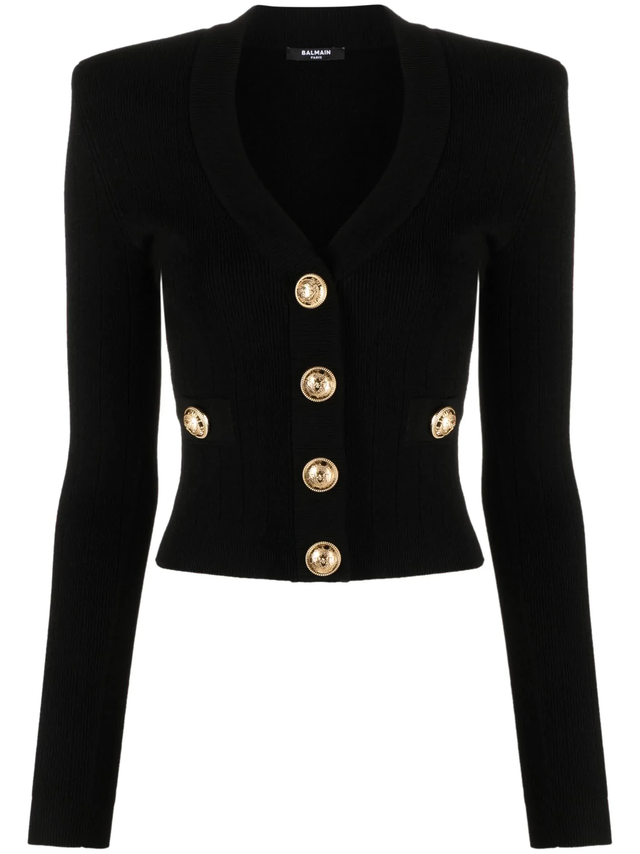BLACK SHORT KNIT CARDIGAN sold by Lord & Taylor