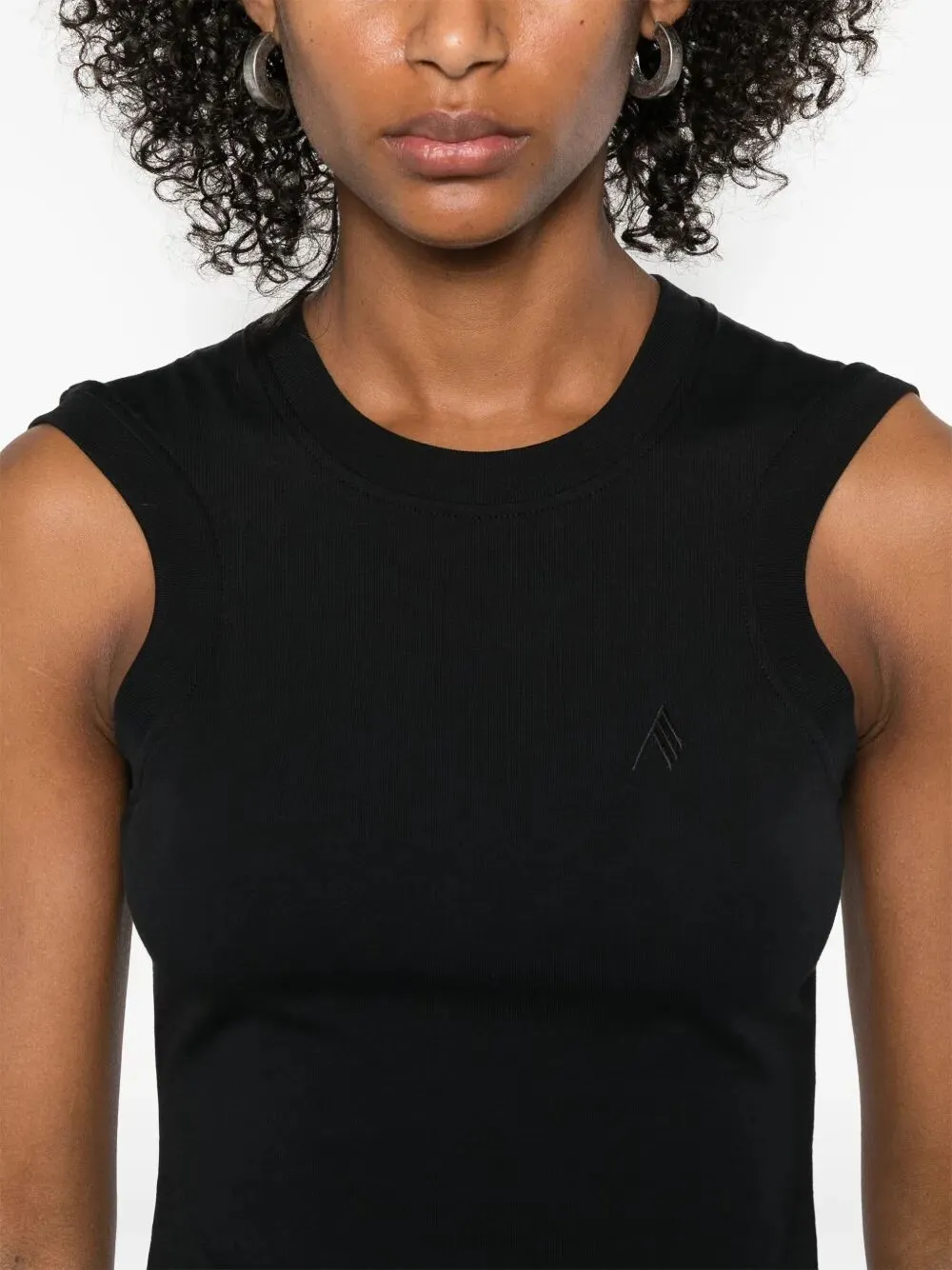 REESE BLACK COTTON TANK TOP sold by Lord & Taylor product image thumbnail 3
