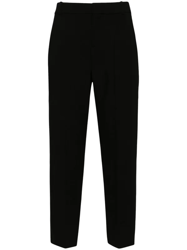 BLACK COTTON PANTS made by Balmain