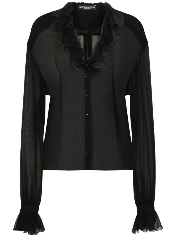 BLACK SILK BLOUSE sold by Lord & Taylor