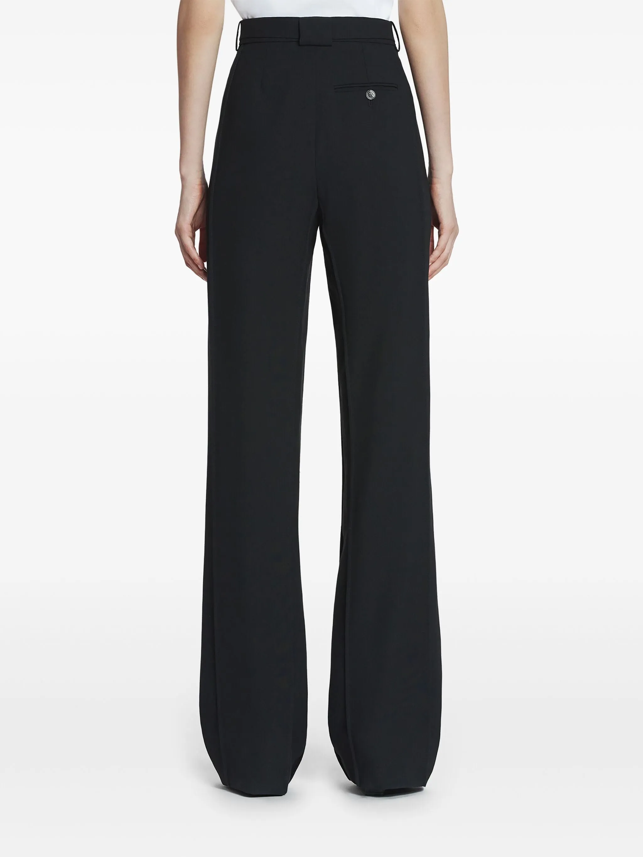 BLACK WOOL TROUSERS WITH BELT sold by Lord & Taylor product image thumbnail 4