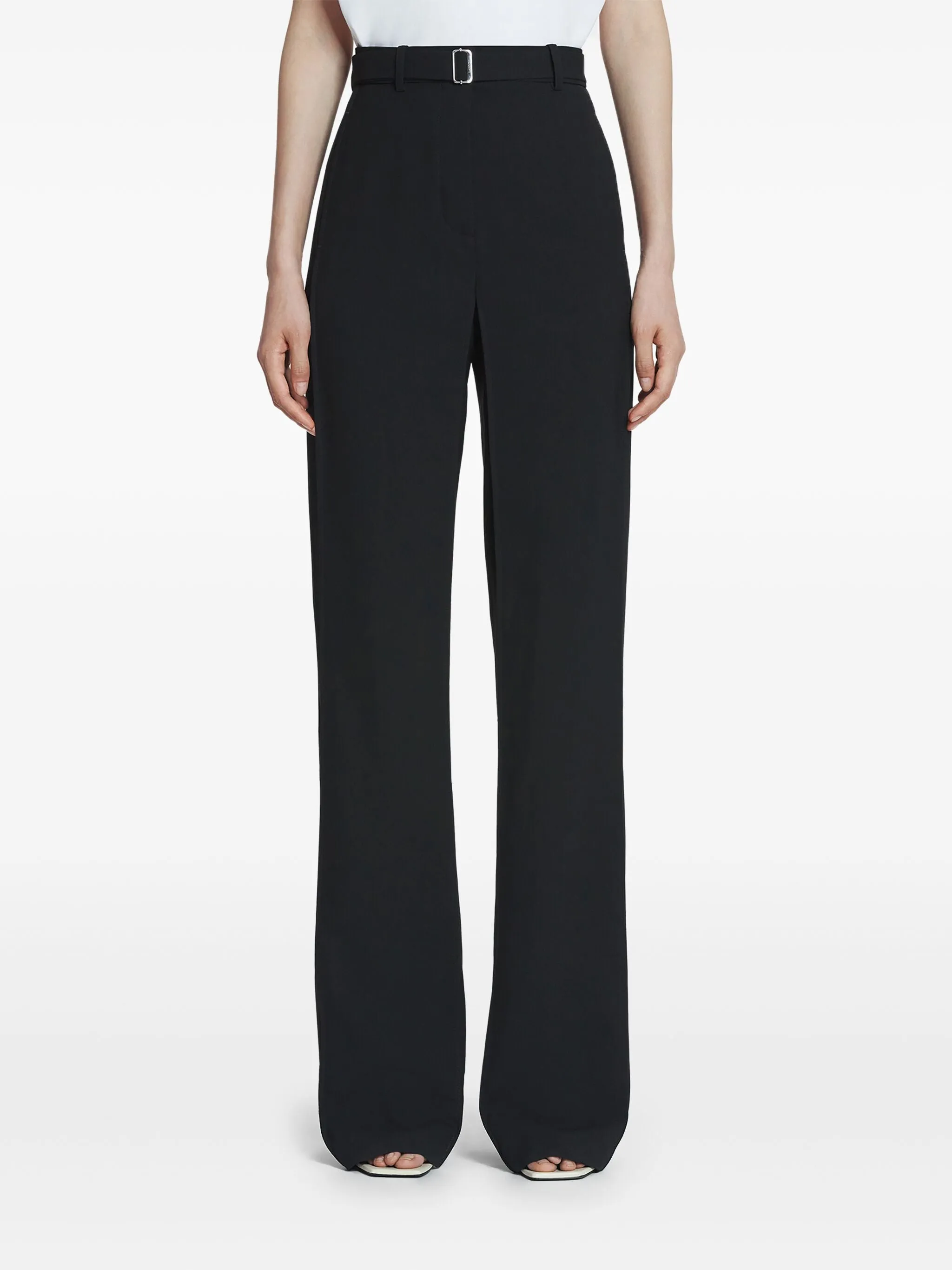 BLACK WOOL TROUSERS WITH BELT sold by Lord & Taylor product image thumbnail 3
