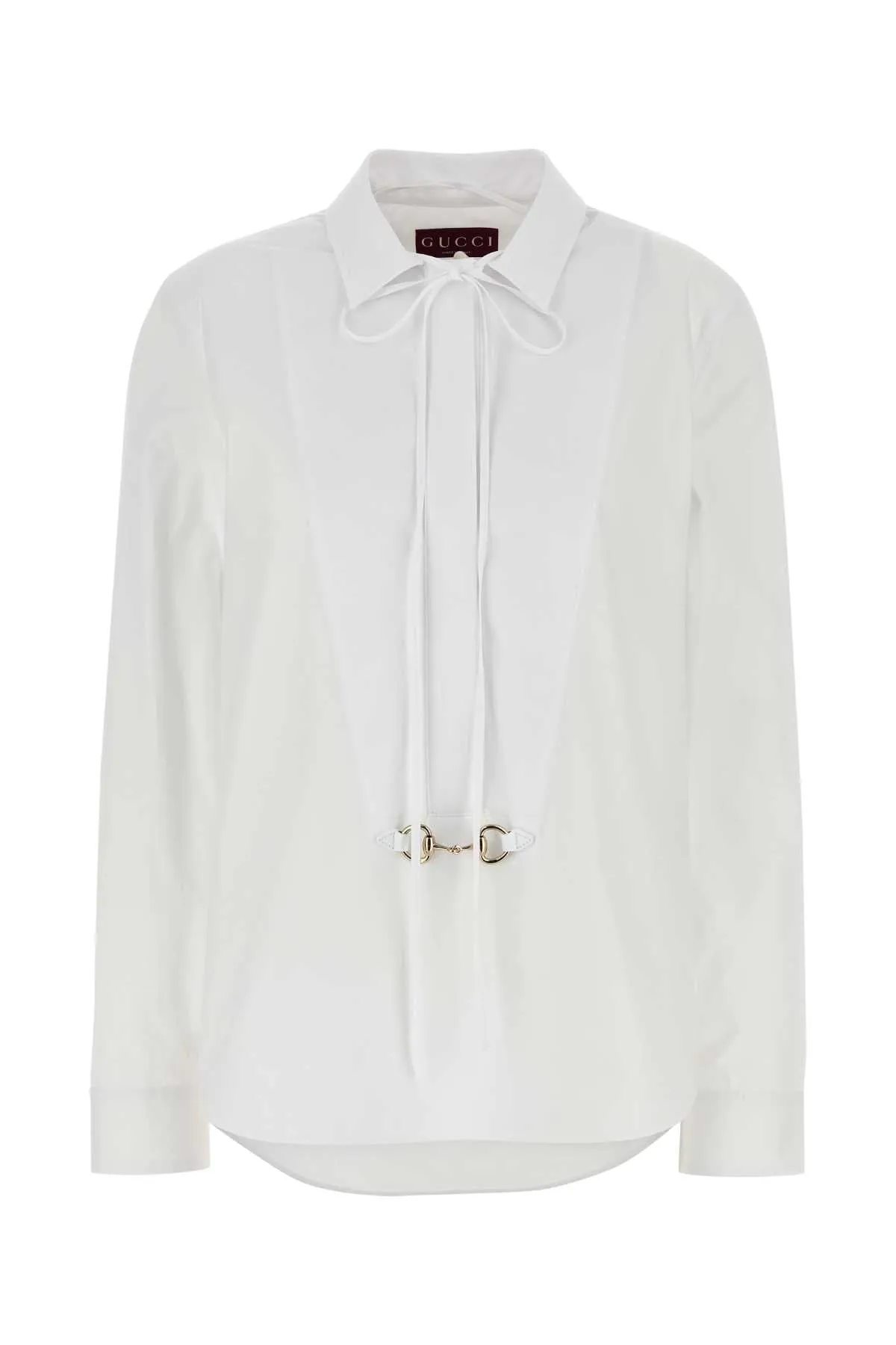 WHITE COTTON POPLIN SHIRT sold by Lord & Taylor