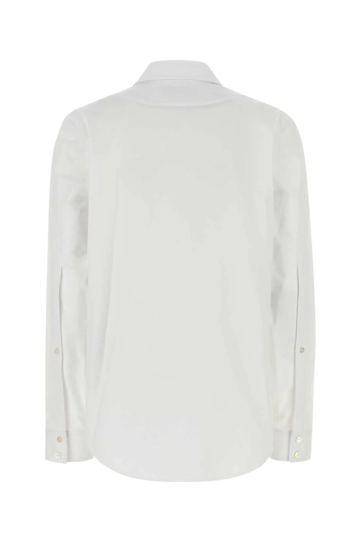 WHITE COTTON POPLIN SHIRT sold by Lord & Taylor product image thumbnail 2