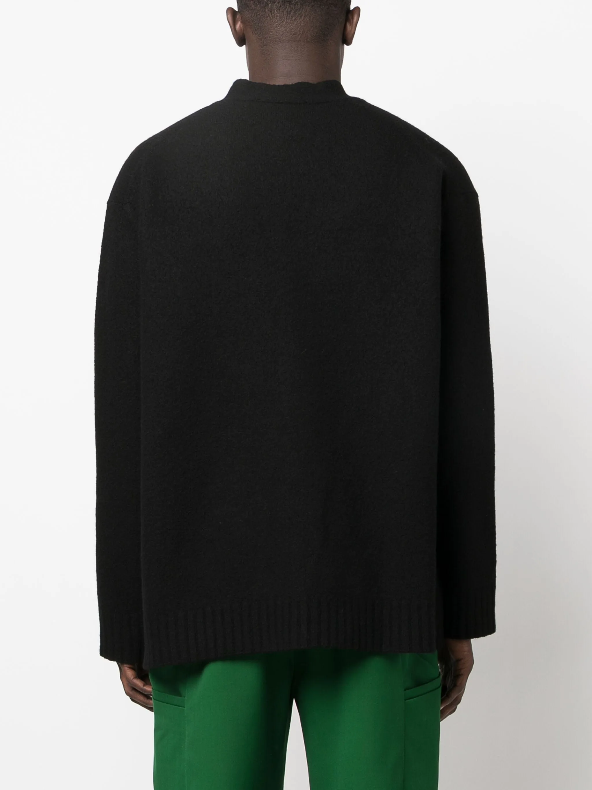 OVERSIZED BOXY WOOL COTTON CARDIGAN sold by Lord & Taylor product image thumbnail 4