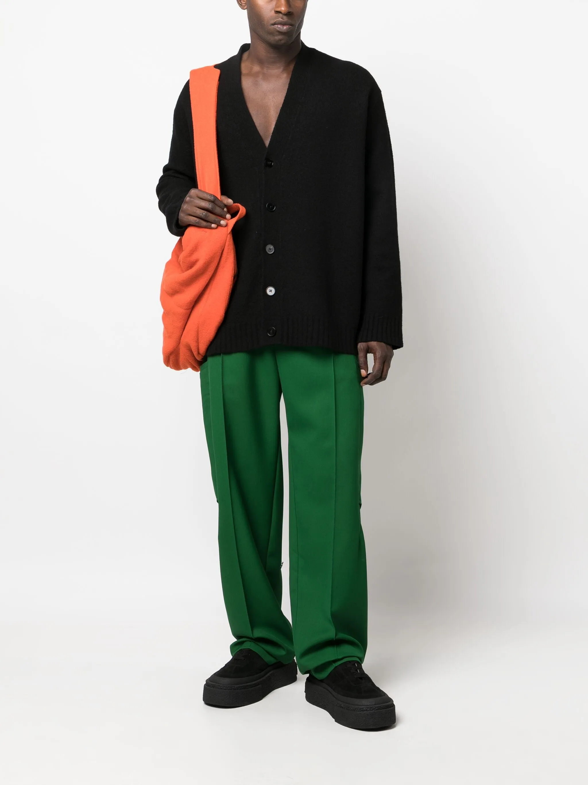 OVERSIZED BOXY WOOL COTTON CARDIGAN sold by Lord & Taylor product image thumbnail 2