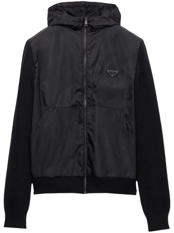 BLACK CALF LEATHER CARDIGAN* sold by Lord & Taylor