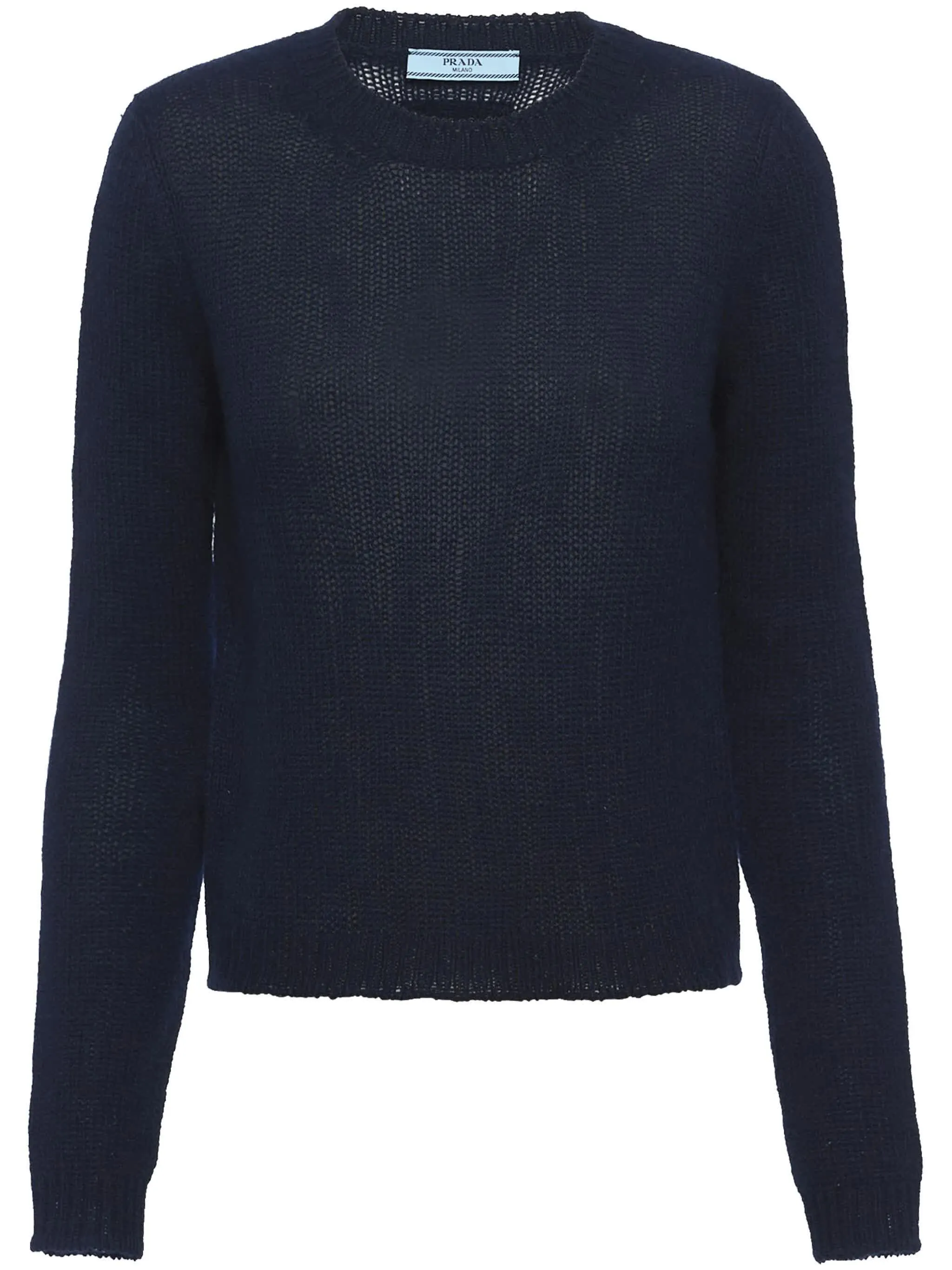 BLUE COTTON CREW NECK SWEATER sold by Lord & Taylor