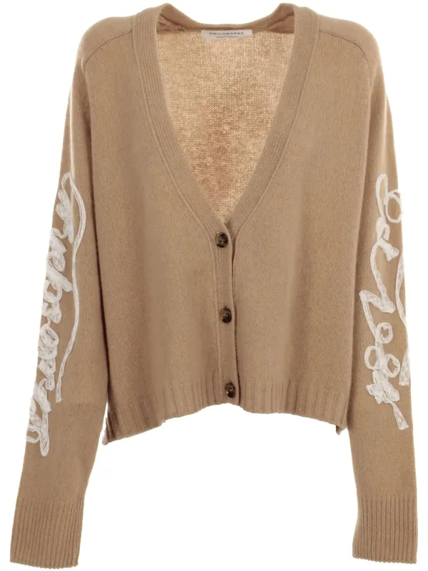 NUDE VISCOSE CARDIGAN sold by Lord & Taylor
