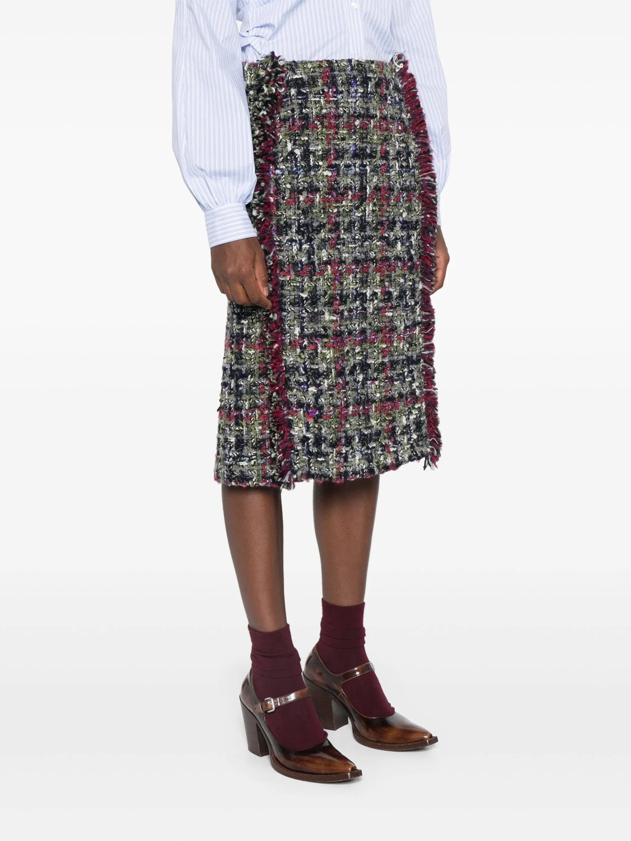 MULTICOLOR SILK SKIRT sold by Lord & Taylor product image thumbnail 3