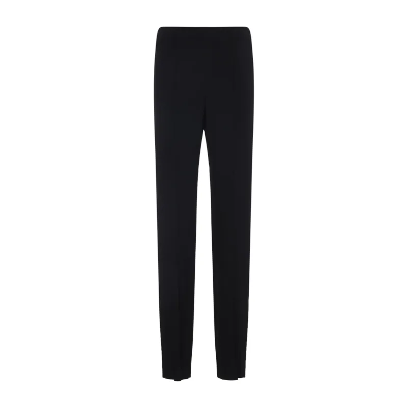 STRAIGHT BLACK VISCOSE TROUSERS sold by Lord & Taylor