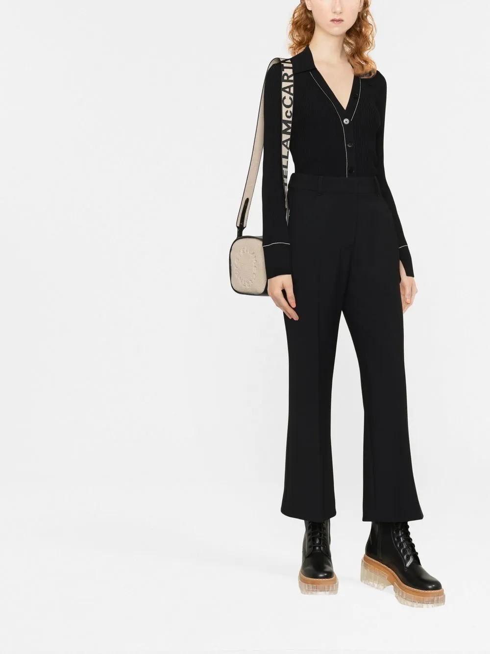BLACK POLYESTER WOOL TROUSERS sold by Lord & Taylor product image thumbnail 2
