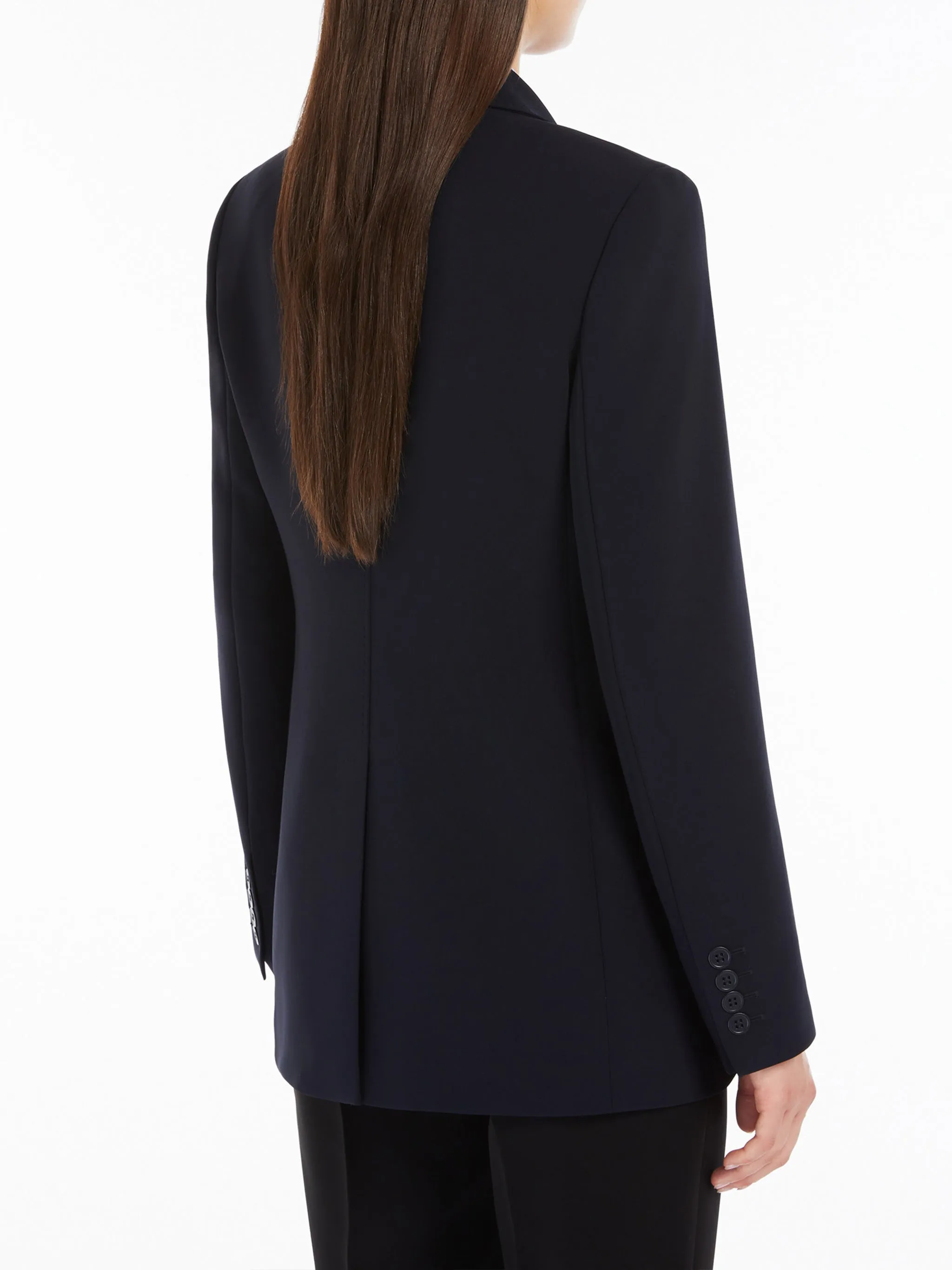 SINGLE-BREASTED CADY BLUE BLAZER sold by Lord & Taylor product image thumbnail 3