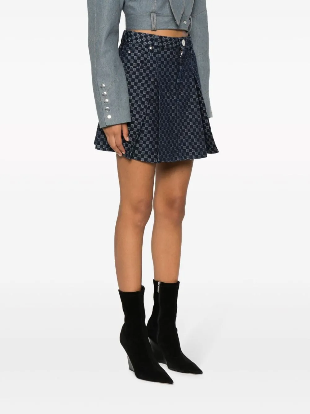 MINI MONOGRAM DENIM DRESS sold by Lord & Taylor product image thumbnail 4