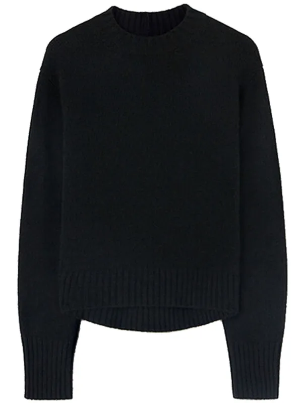 BLACK COTTON SWEATER sold by Lord & Taylor