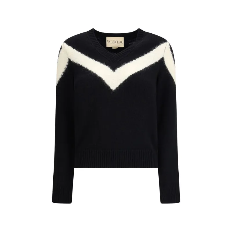 Wool Sweater with a bow at the back made by Valentino