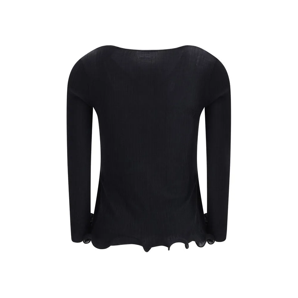 Long-sleeved Virgin Wool top sold by Lord & Taylor product image thumbnail 2