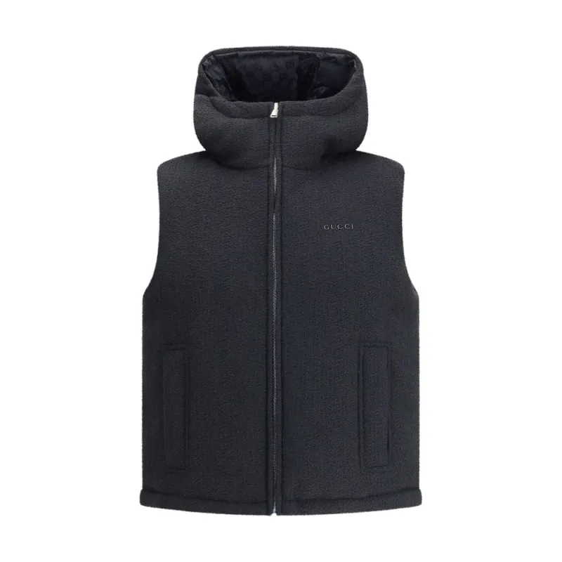Reversible Bouclé Wool Gilet sold by Lord & Taylor
