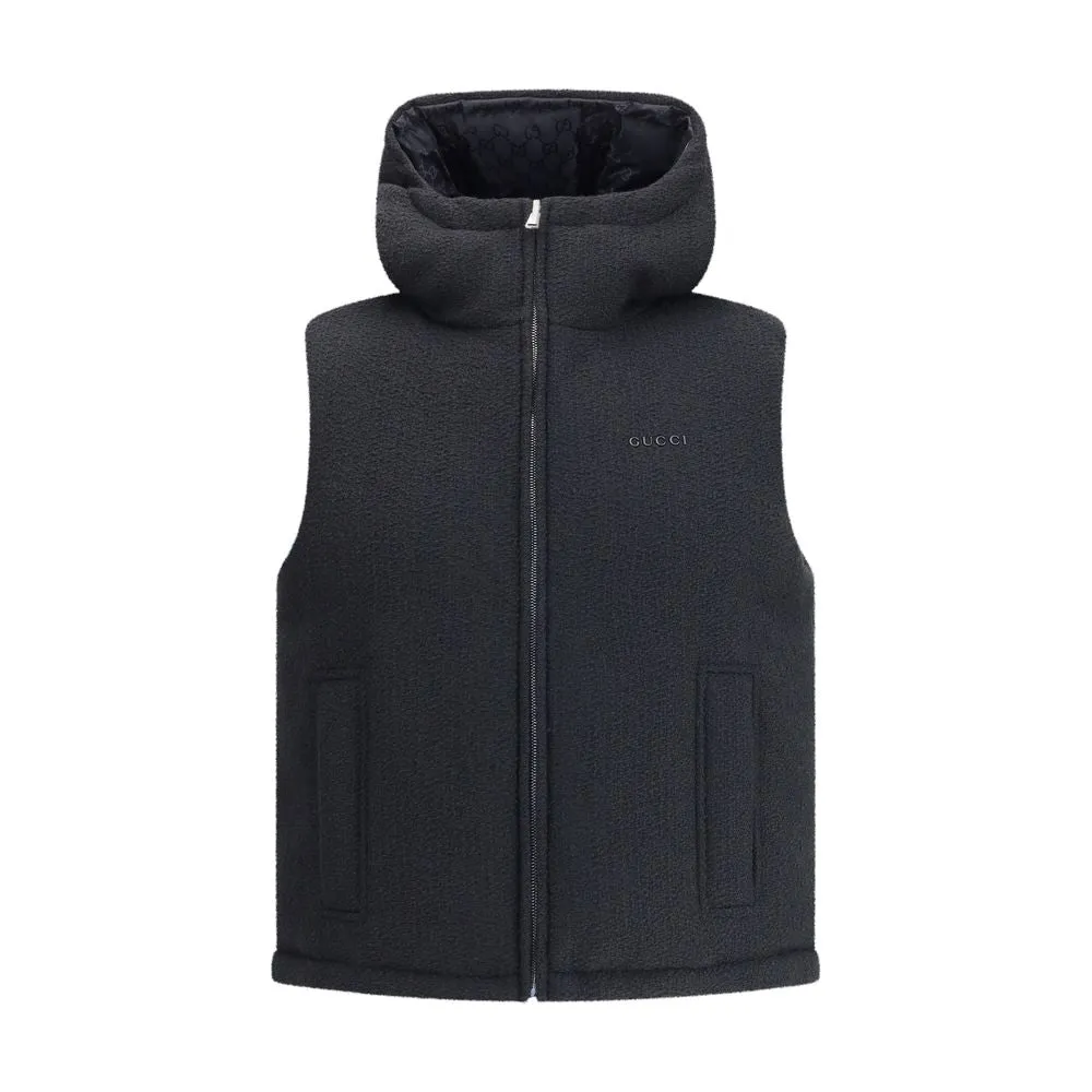 Reversible Bouclé Wool Gilet sold by Lord & Taylor