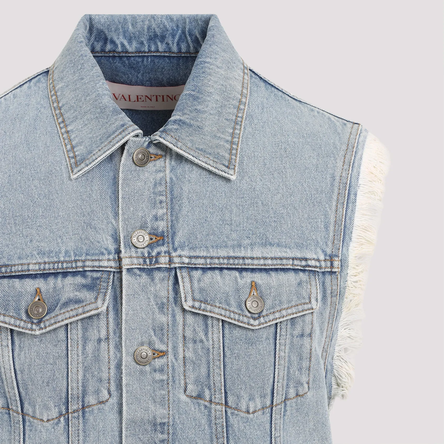 DENIM VEST sold by Lord & Taylor product image thumbnail 4