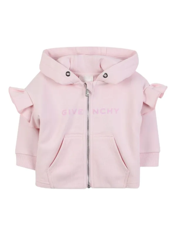 RUFFLED ZIP-UP HOODIE sold by Lord & Taylor