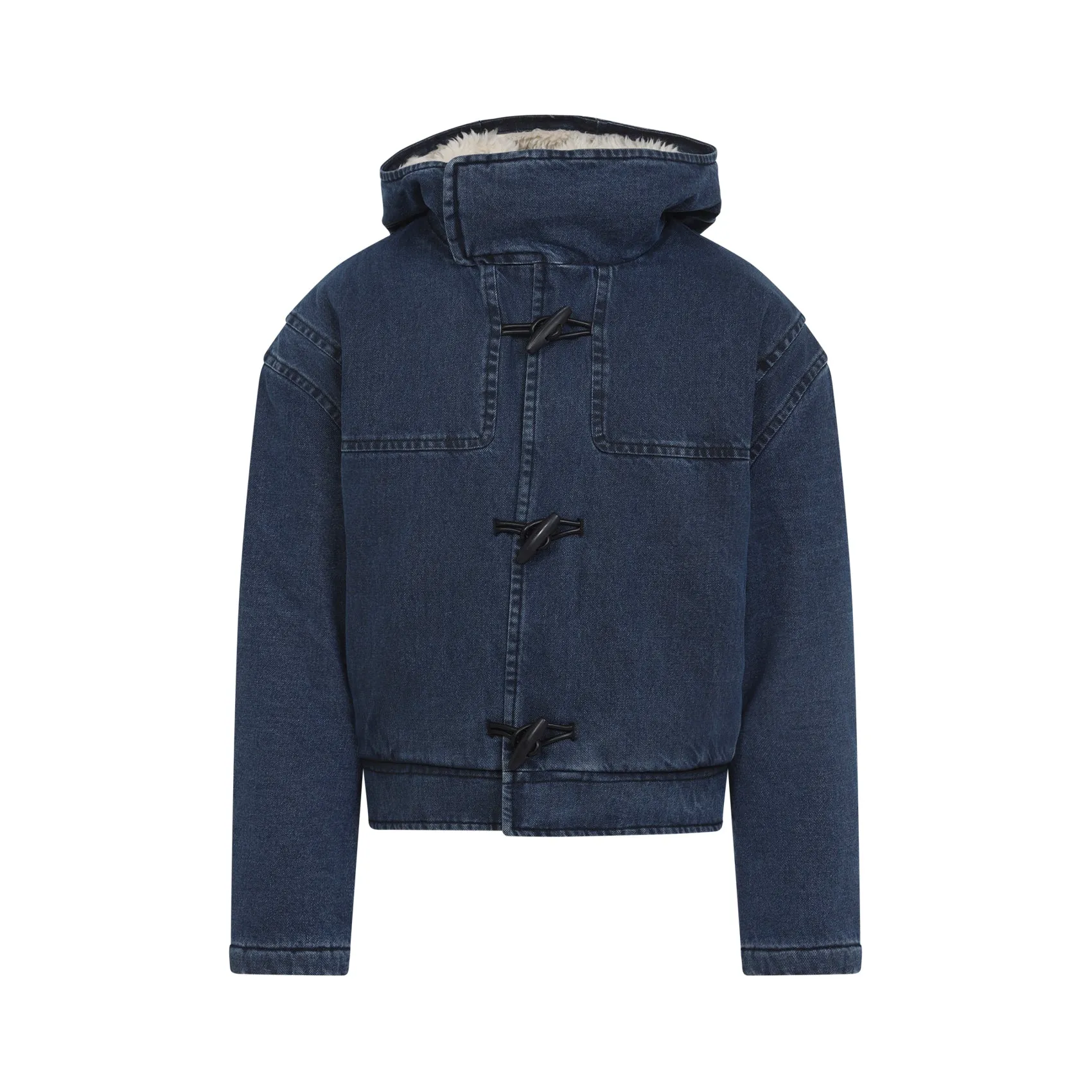 BLUE DE-NIMES DUFFLE COTTON JACKET sold by Lord & Taylor product image thumbnail 2