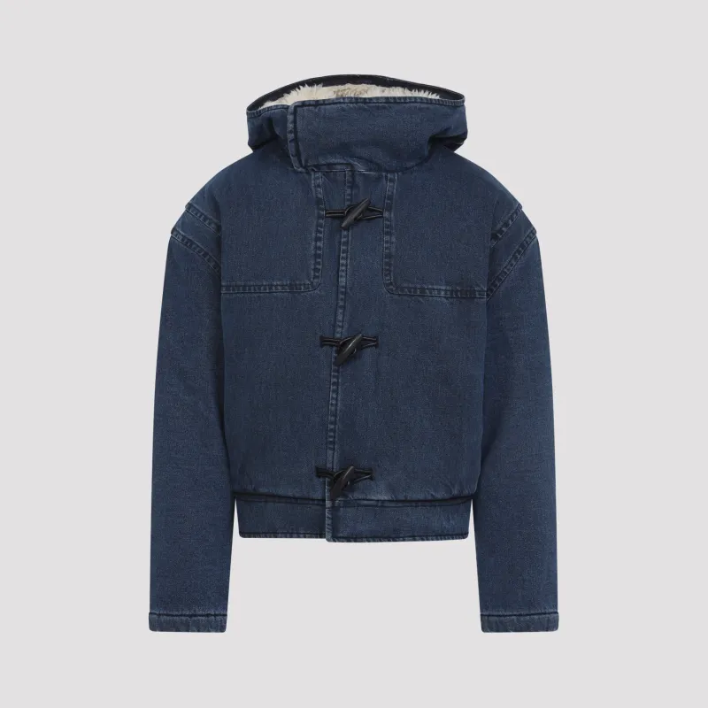 BLUE DE-NIMES DUFFLE COTTON JACKET sold by Lord & Taylor