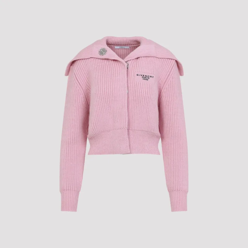 CARDIGAN WITH BIG COLLAR made by Givenchy