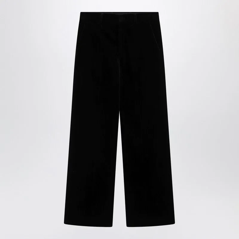 BLACK COTTON VELVET TROUSERS sold by Lord & Taylor