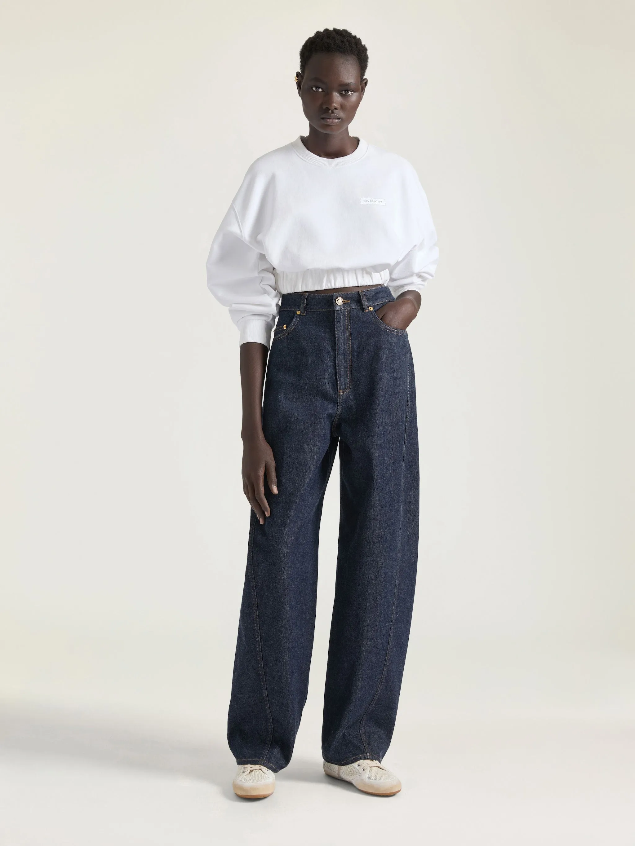 SHORT FLEECE SWEATSHIRT sold by Lord & Taylor product image thumbnail 2