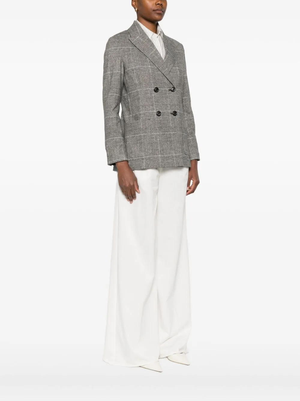 COTTON DOUBLE-BREASTED JACKET sold by Lord & Taylor product image thumbnail 3