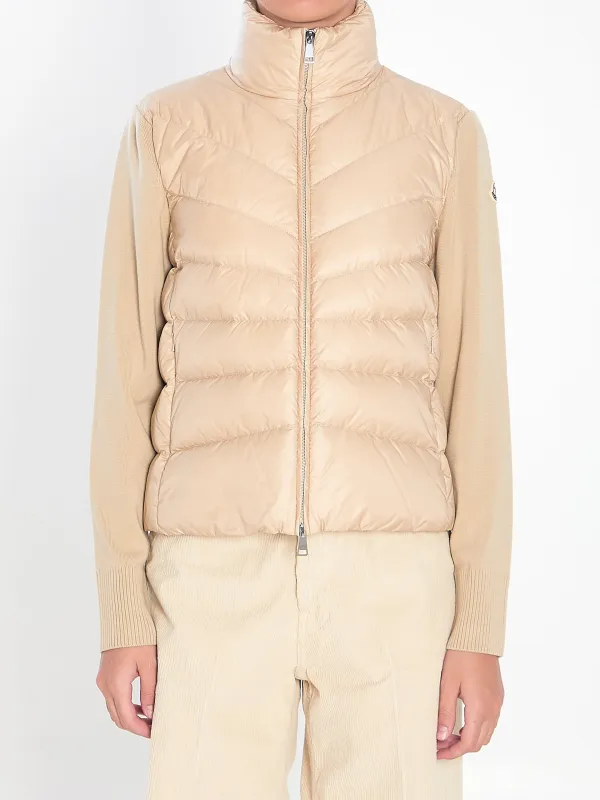 PADDED WOOL CARDIGAN sold by Lord & Taylor