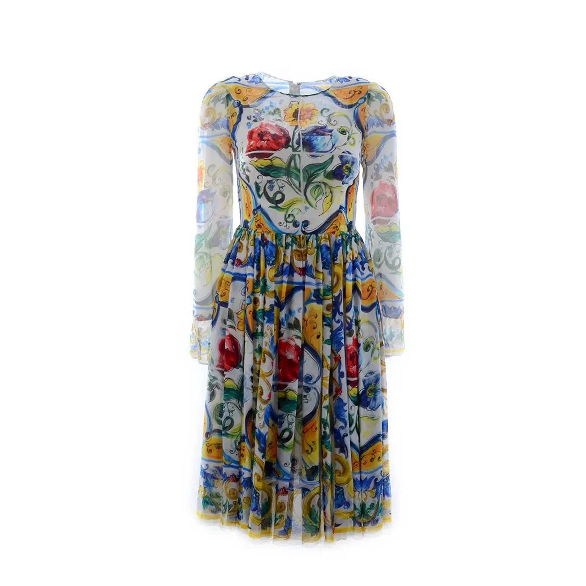 Dolce & Gabbana Silk Maiolica Dress sold by Lord & Taylor