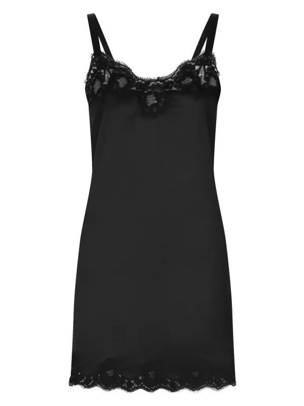 BLACK SILK SATIN PETTICOAT sold by Lord & Taylor