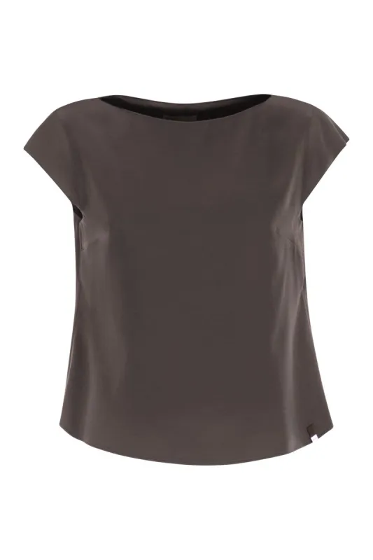 RESORT BLOUSE IN SATIN ENVERS sold by Lord & Taylor