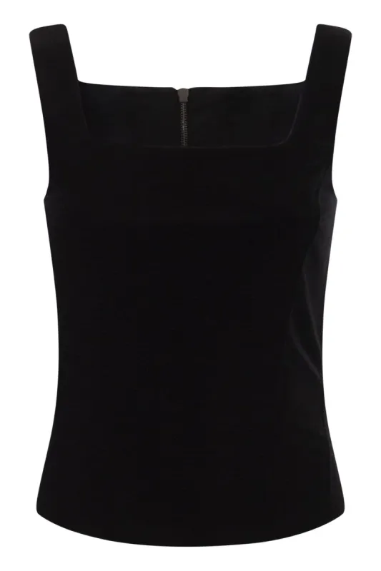 BADEN1234 - VELVET BUSTIER TOP sold by Lord & Taylor