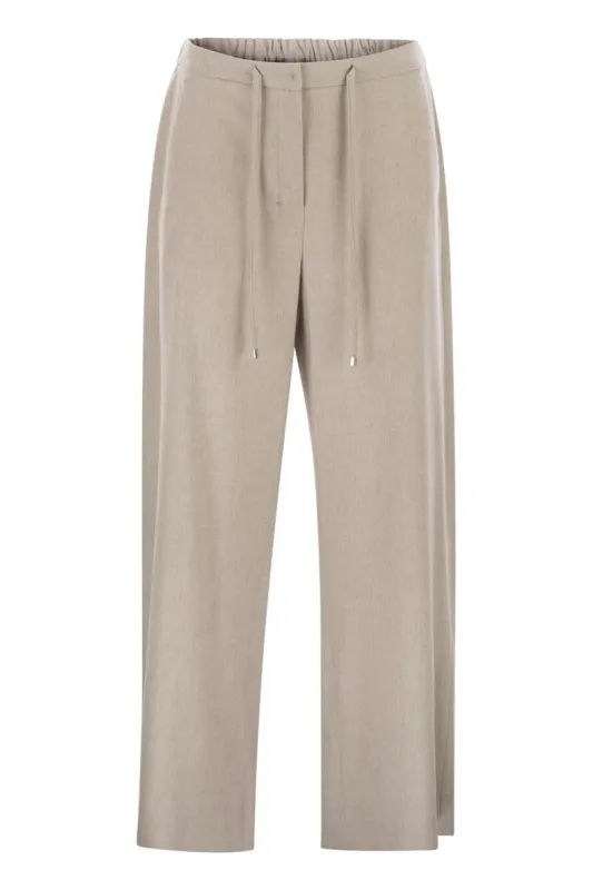 FLORIA - WOOL JOGGING TROUSERS sold by Lord & Taylor