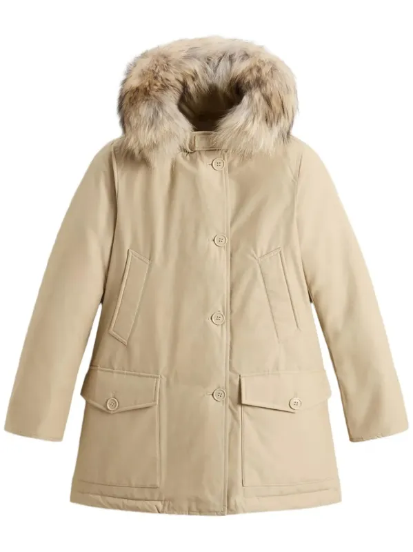 ARCTIC DETACHABLE FUR BROWN PARKA sold by Lord & Taylor