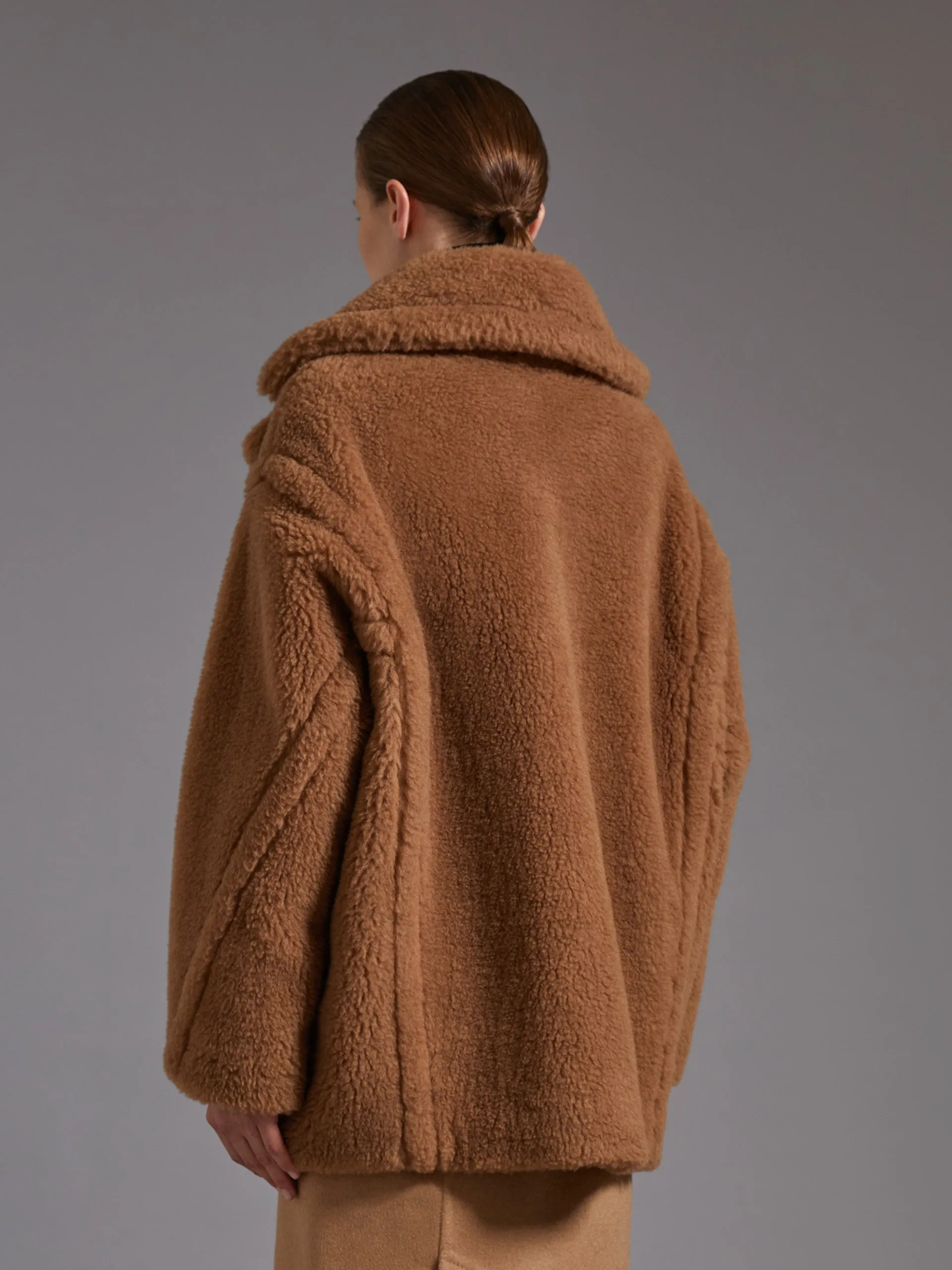 DRAMMA - TEDDY BEAR ICON COAT SHORT IN ALPACA AND WOOL sold by Lord & Taylor product image thumbnail 4