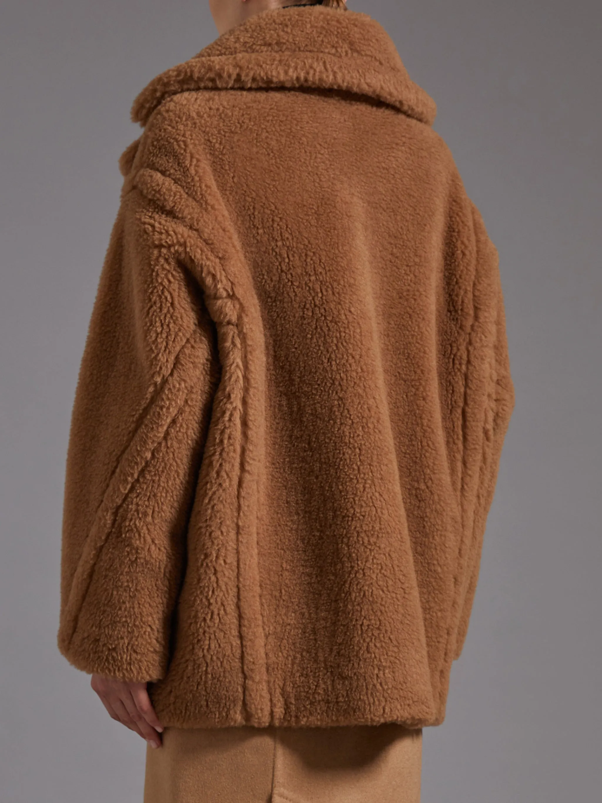 DRAMMA - TEDDY BEAR ICON COAT SHORT IN ALPACA AND WOOL sold by Lord & Taylor product image thumbnail 3