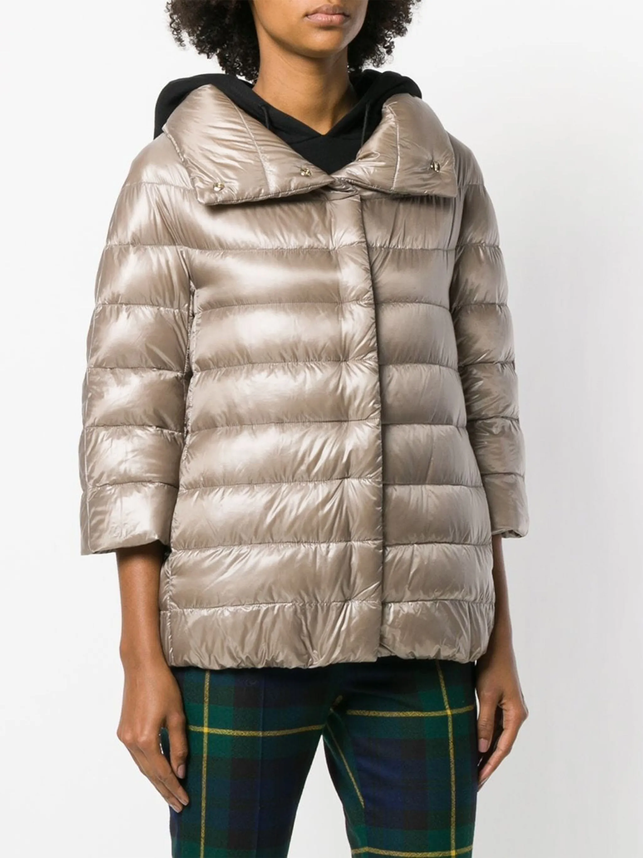 AMINTA BROWN HOODED JACKET sold by Lord & Taylor product image thumbnail 2