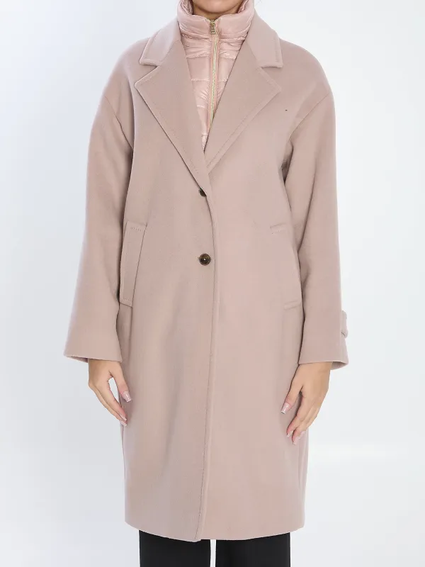 ULTRALIGHT WOOL AND NYLON COAT sold by Lord & Taylor