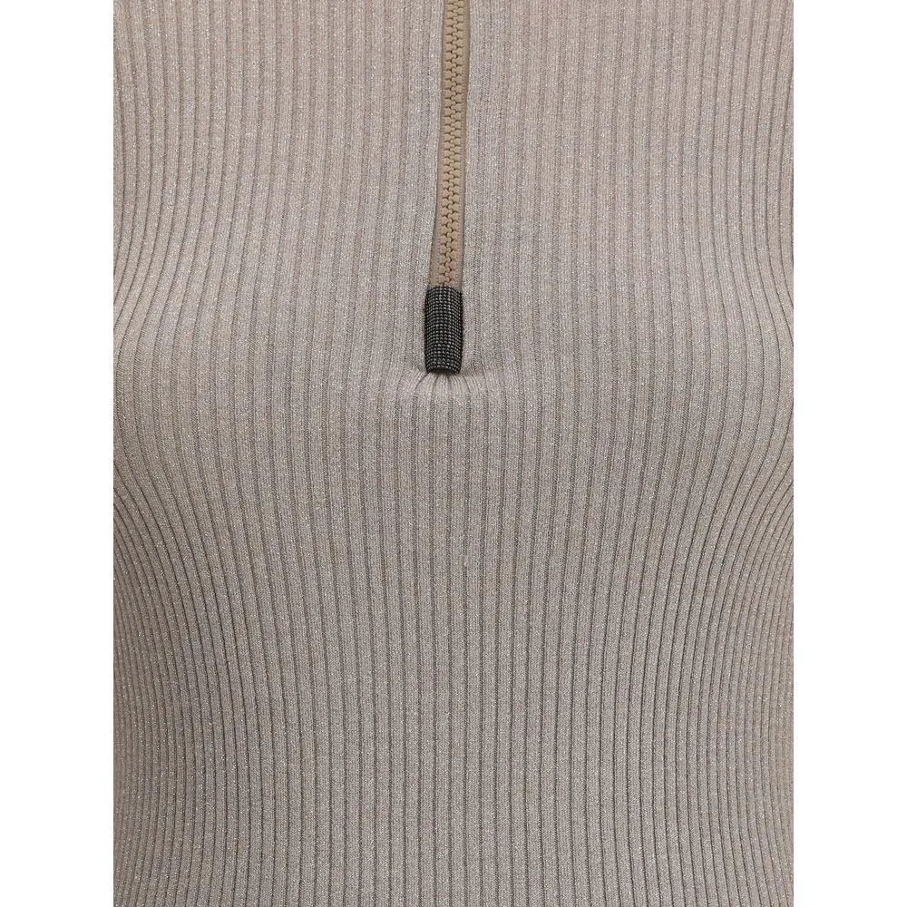 Zipped high neck Top sold by Lord & Taylor product image thumbnail 3