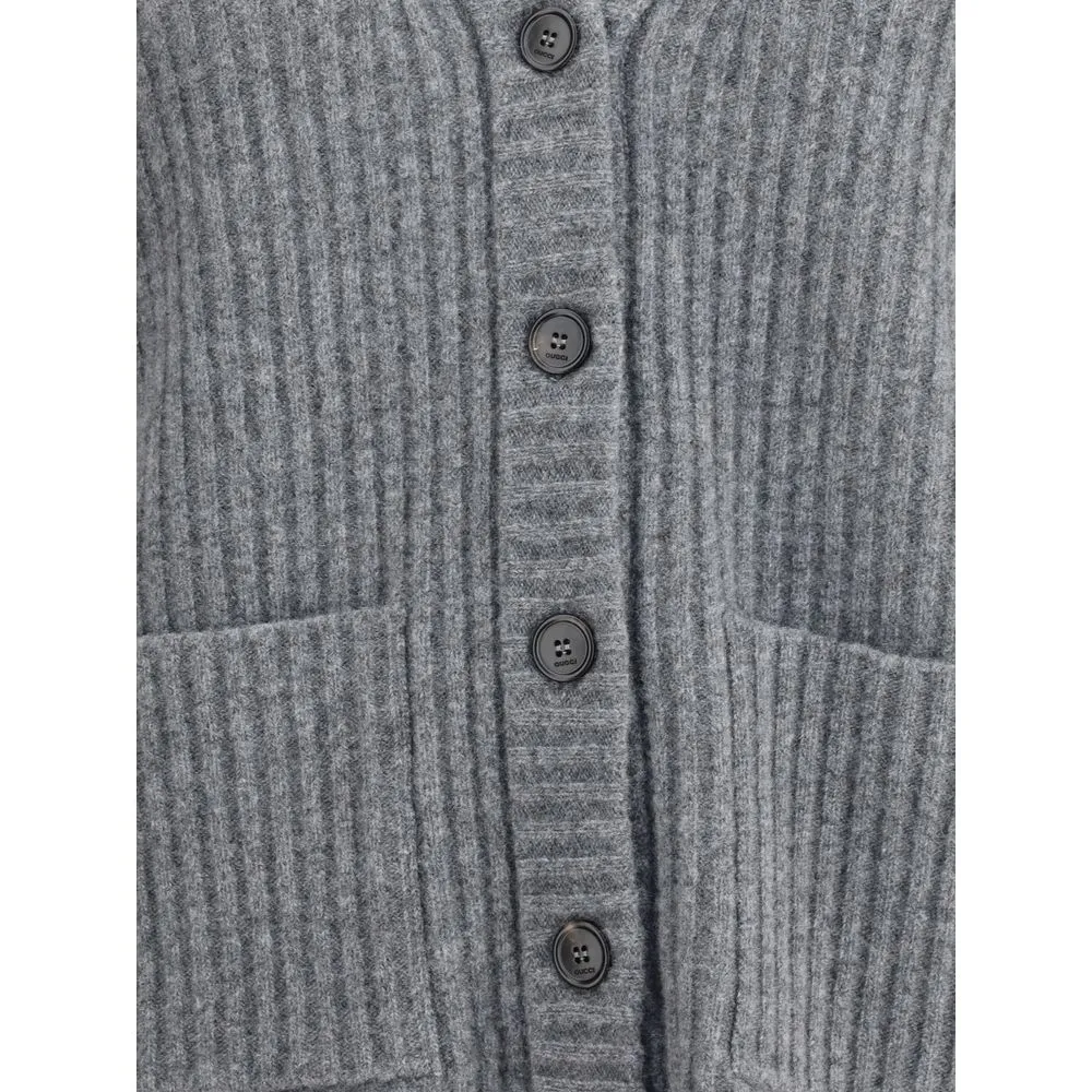 Ribbed Knit Wool Cardigan sold by Lord & Taylor product image thumbnail 3