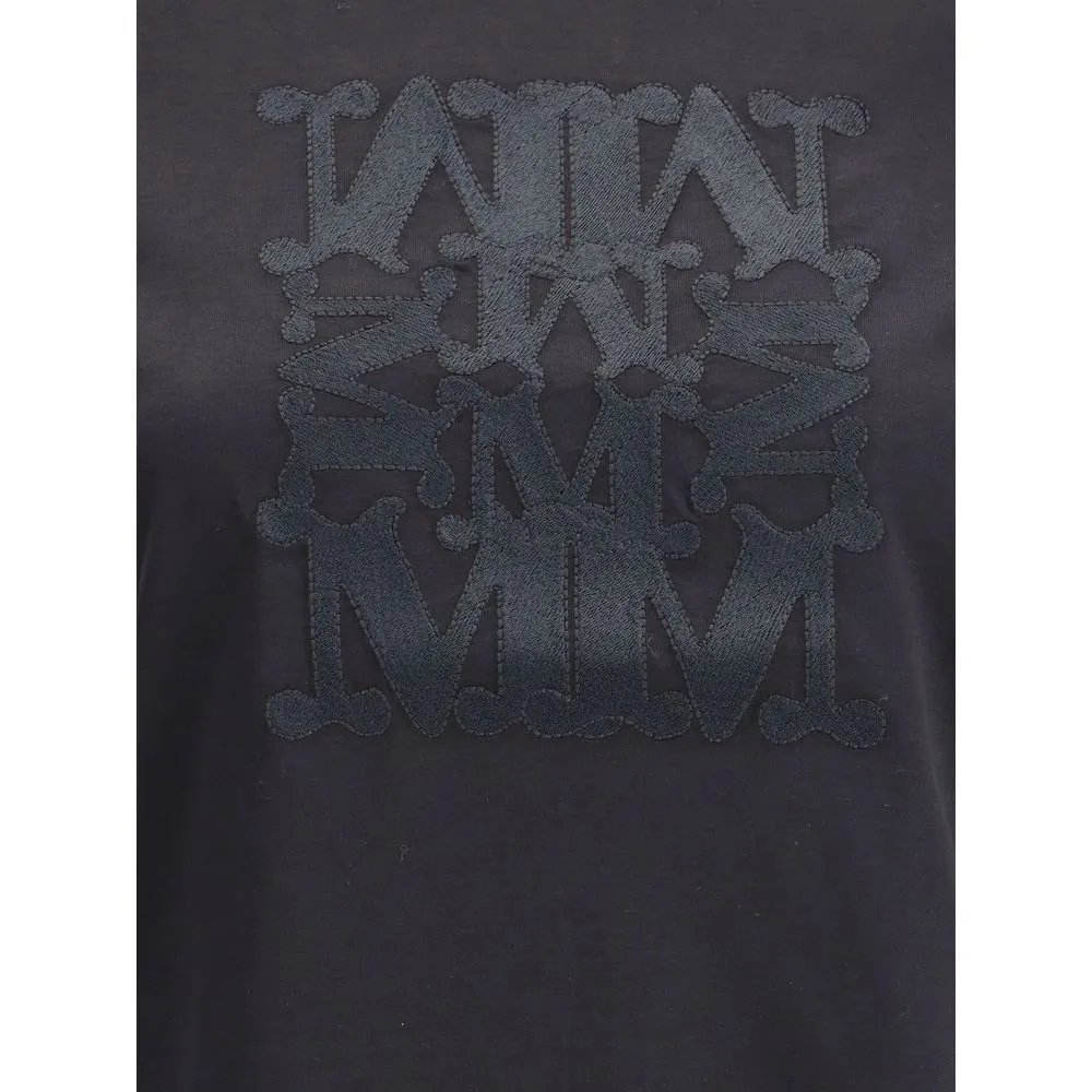 Embroidered monogram T-shirt sold by Lord & Taylor product image thumbnail 3