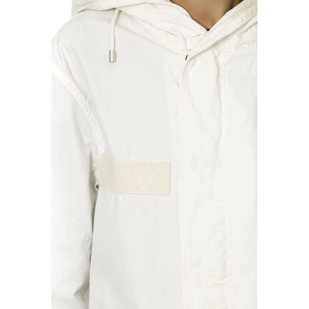 White Cotton Jackets & Coat sold by Lord & Taylor product image thumbnail 4