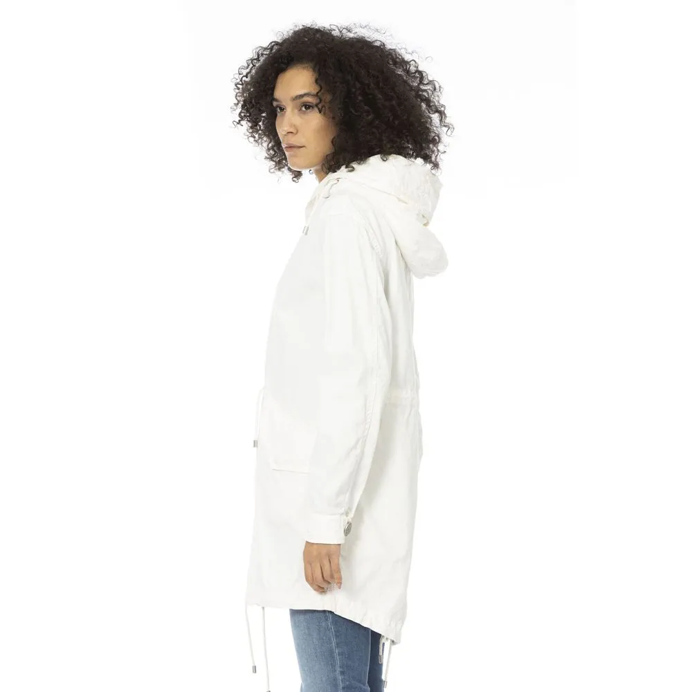 White Cotton Jackets & Coat sold by Lord & Taylor product image thumbnail 2
