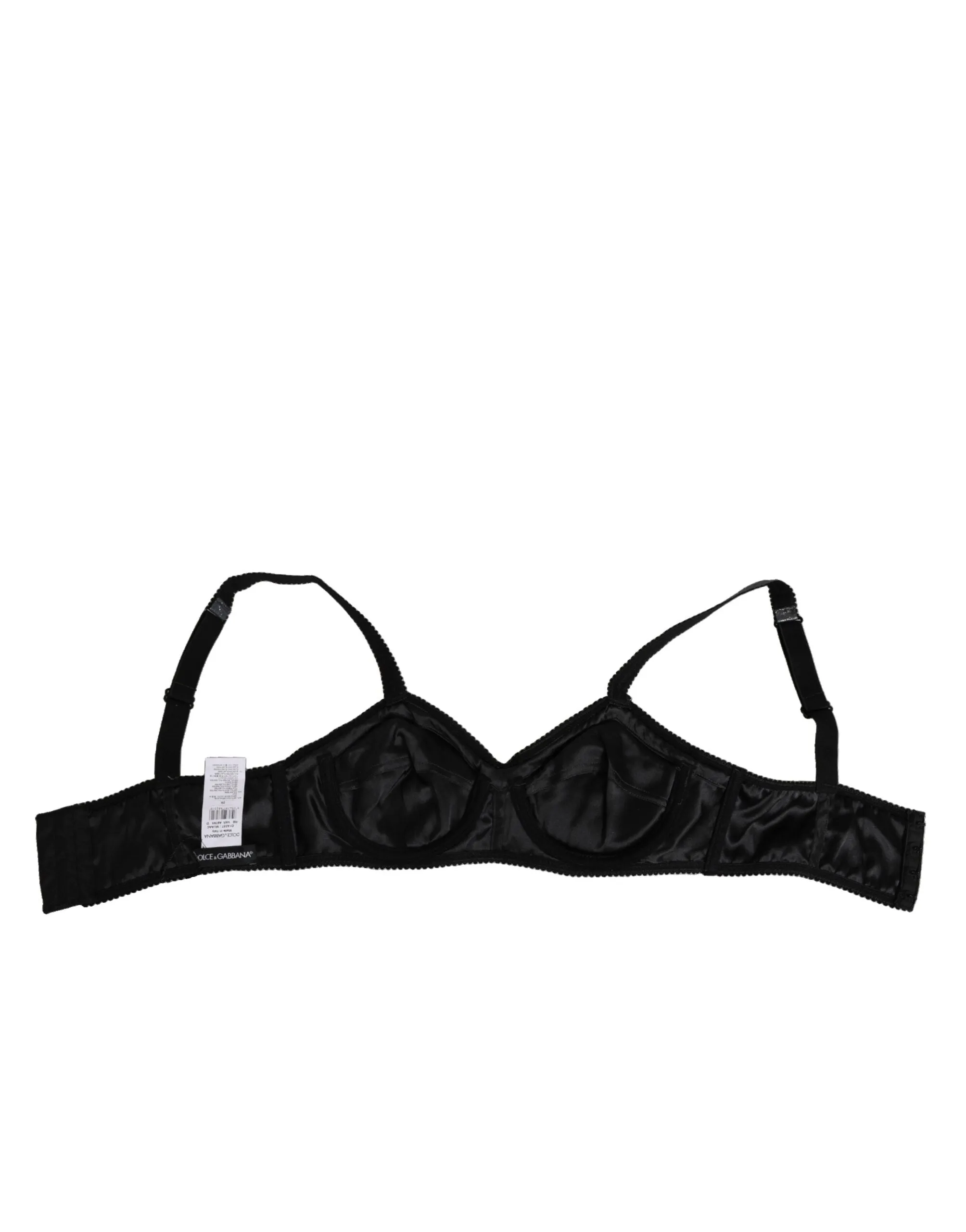 Dark Gray Silk Stretch Balconcino Bra Underwear sold by Lord & Taylor product image thumbnail 4