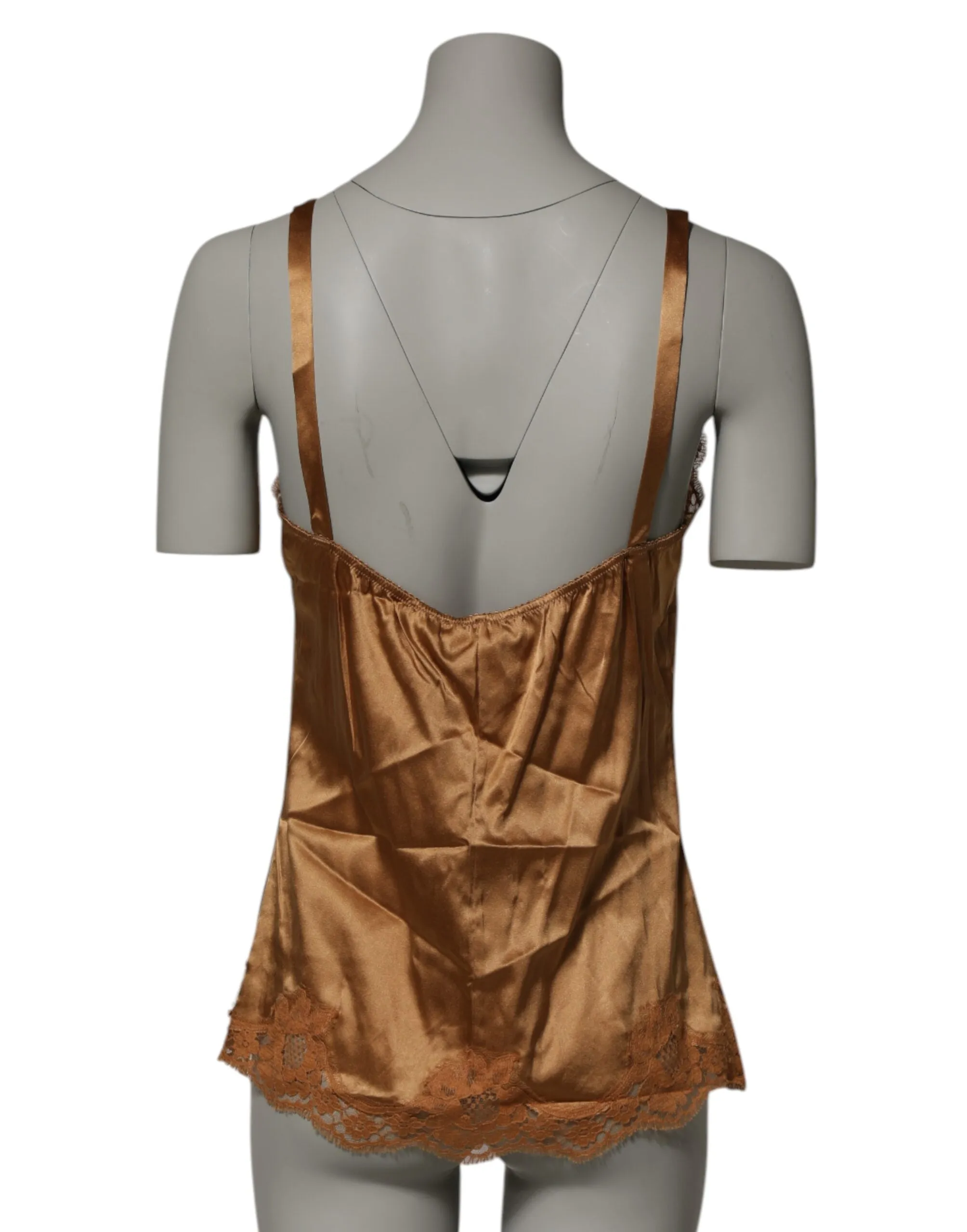 Brown Floral Lace Tank Lingerie Sleepwear Underwear sold by Lord & Taylor product image thumbnail 4